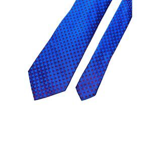 Michael Kors Bright Blue & Red All Silk Tie